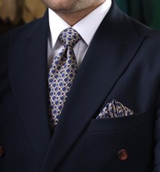 تصویر کراوات و پوشت NESEN - طرح florin بژ V22 