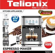 تصویر اسپرسوساز تلیونیکس مدل TEM5111 ا Telionox TEM5111 Espresso maker Telionox TEM5111 Espresso maker