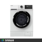 تصویر ماشین لباسشویی 8 کیلوگرمی اسنوا مدل SWM-C81W سفید Snowa SWM-C81W Washing Machine 8kg