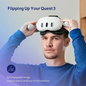 تصویر هدبند C2 برای Meta Quest 3 RGB gaming charging head strap for meta Quest 3