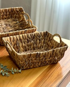 تصویر سبد حصیری مستطیل8237 