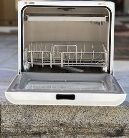 تصویر ظرفشویی رومیزی لونت 6 نفره QLK-T08 سفید QLK-T08 Lont 6Place Desktop Dishwasher 800W White