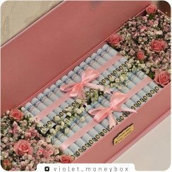 تصویر باکس گل طبیعی کد ۱۳ 