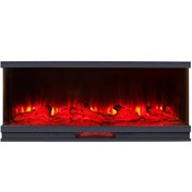 تصویر شومینه برقی سه بعدی طول120 سانتی متر 120 cm long 3d electric fireplace