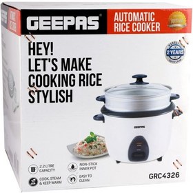 تصویر پلوپز جی پاس مدل GRC4326 GRC4326 GEEPAS Automatic Rice Cooker