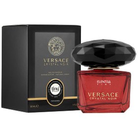 تصویر عطر جیبی زنانه تاینی مدل Versace Crystal Noir حجم 35 میلی لیتر النترا تاینی Elentra Tiny Versace Bright Crystal Parfum For Women 35ml