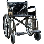 تصویر ویلچر اورسایز چرخ عقب پره ای بادی مدل 102D 