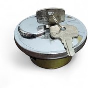 تصویر درب باک یاماها با کلید فلزی 