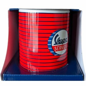 تصویر ماگ سرامیکی اورجینال وسپا ایتالیا Vespa Servzio MUG Striped 