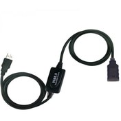 تصویر کابل افزایش طول مدار دار (اکتیو) USB 2.0 فرانت طول 15 متر مدل FN-U2CF150 Faranet USB 2.0 AM/AF Active Extension Cable / FN-U2CF150