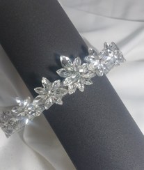 تصویر تاج عروس ژله ای مدل خورشیدی جنس سنگ اصل 