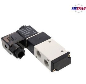 تصویر شیر برقی تک بوبین 5/2 سایز 3/4 