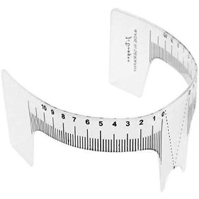 تصویر خط کش قرینه سازی ابرو 