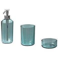 تصویر مجموعه 3 عددی لوازم سرویس بهداشتی ایکیا مدل SKISSEN bathroom set