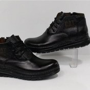 تصویر نیم بوت چرم طبیعی مردانه مدل کت سایز ۴۰-۴۴ رنگ مشکی 