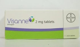 تصویر قرص ویزان ۲ میلی گرم بایر 