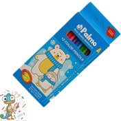 تصویر مداد رنگی 12 رنگ پالم. 