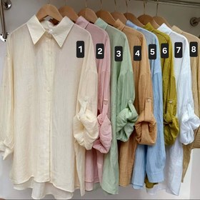 تصویر شومیز ساتن نخ 