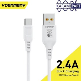 تصویر کابل شارژ Type-C برند Denmen مدل D01T Denmen D01T Type-C Cable 1m