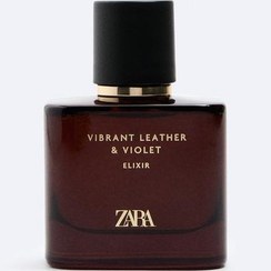 تصویر عطر مردانه ویبرنت لدر و وایولت الیکسیر زارا VIBRANT LEATHER & ELIXIR ZARA 