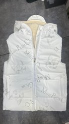 تصویر پافر سلیکونی داخل خز دار با کلاه مدل گربه پافر