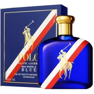 Polo red shop blue white