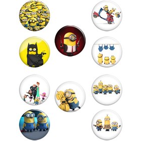 تصویر پیکسل ابیگل طرح انیمیشن مینیون ها Minions کد 018 مجموعه 10 عددی 