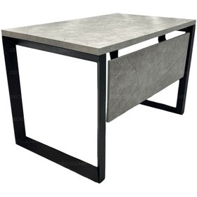 تصویر میزکارمندی پایه فلزی 120*90 