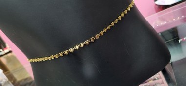 تصویر زنجیر بدن استیل دور کمر 