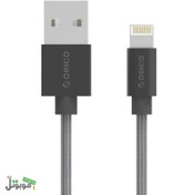 تصویر کابل آیفونی Orico LTF-10 1m روکش دار Orico LTF-10 1m Lightning Cable