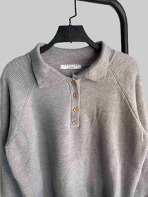 تصویر بافت یقه دکمه 