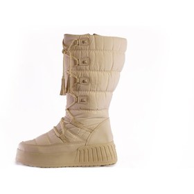 تصویر ‏چکمه شمعی بلند‏ کرم 