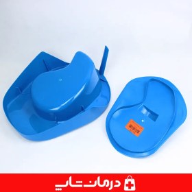 تصویر لگن زیر بیمار درب دار پلاستیکی بایو سیف bio safe 