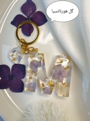 تصویر جاسوئیچی حروف با گل طبیعی 