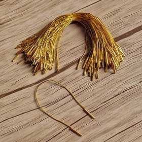 تصویر نخ پلمپ دو سر بست طلایی 