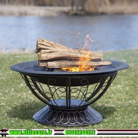 تصویر آتشدان مدل دایره 