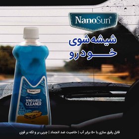 تصویر مایع شیشه شوی خودرو Car windshield washer fluid