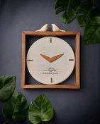 تصویر ساعت دیواری g34 - سفید 