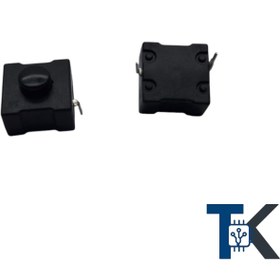 تصویر کلید چراغ قوه پلیسی مربع 2پایه 