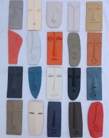 تصویر دیوارکوب فانتزی طرح چهره پاپیه ماشه 