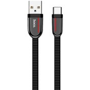 تصویر کابل تبدیل USB به USB-C هوکو مدل U74 طول 1.2 متر - قرمز 