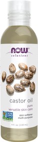 تصویر روغن کرچک ۱۱۸ میلی لیتر NOW Now Solutions Castor Oil 100% Pure Skin Softener 118ml