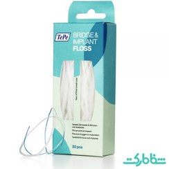 تصویر نخ دندان مدل Bridge And Implant Floss بسته 30 عددی ته په TePe Bridge And Implant Floss 30Pcs