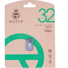 تصویر فلش مموری کوئین تک مدل Cell USB 2.0 ظرفیت 32 گیگابایت Queen tech CELL Flash Memory 32GB