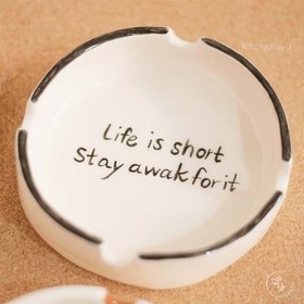 تصویر زیرسیگاری سرامیکی (کد R015) 