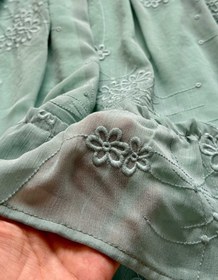 تصویر دامن حریر خامه دوزی 