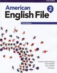 تصویر کتاب امریکن انگلیش فایل 2 با کتاب کار و سی دی ویرایش سوم وزیری American English File2(3rd Edition) 