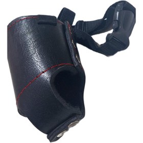 تصویر پوزه بند سگ سایز متوسط جنس چرم درجه 1 