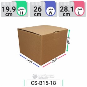 تصویر جعبه مدل دار دایکاتی کد CS-B15-18 