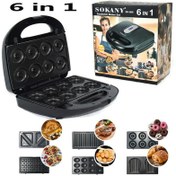 تصویر ساندویچ ساز شش کاره سوکانی مدل SK-908 SOKANY 6 IN 1 Sandwich Maker